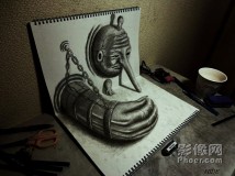 日本艺术家的3D绘画